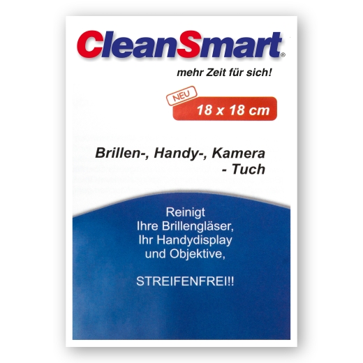 CleanSmart Microfaserbrillen- Handydisplay- und Opticaltuch 18/18